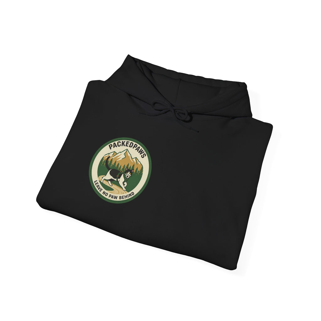Adventure Cat Hoodie – PackedPaws Leave No Paw Behind Unisex Hoodie