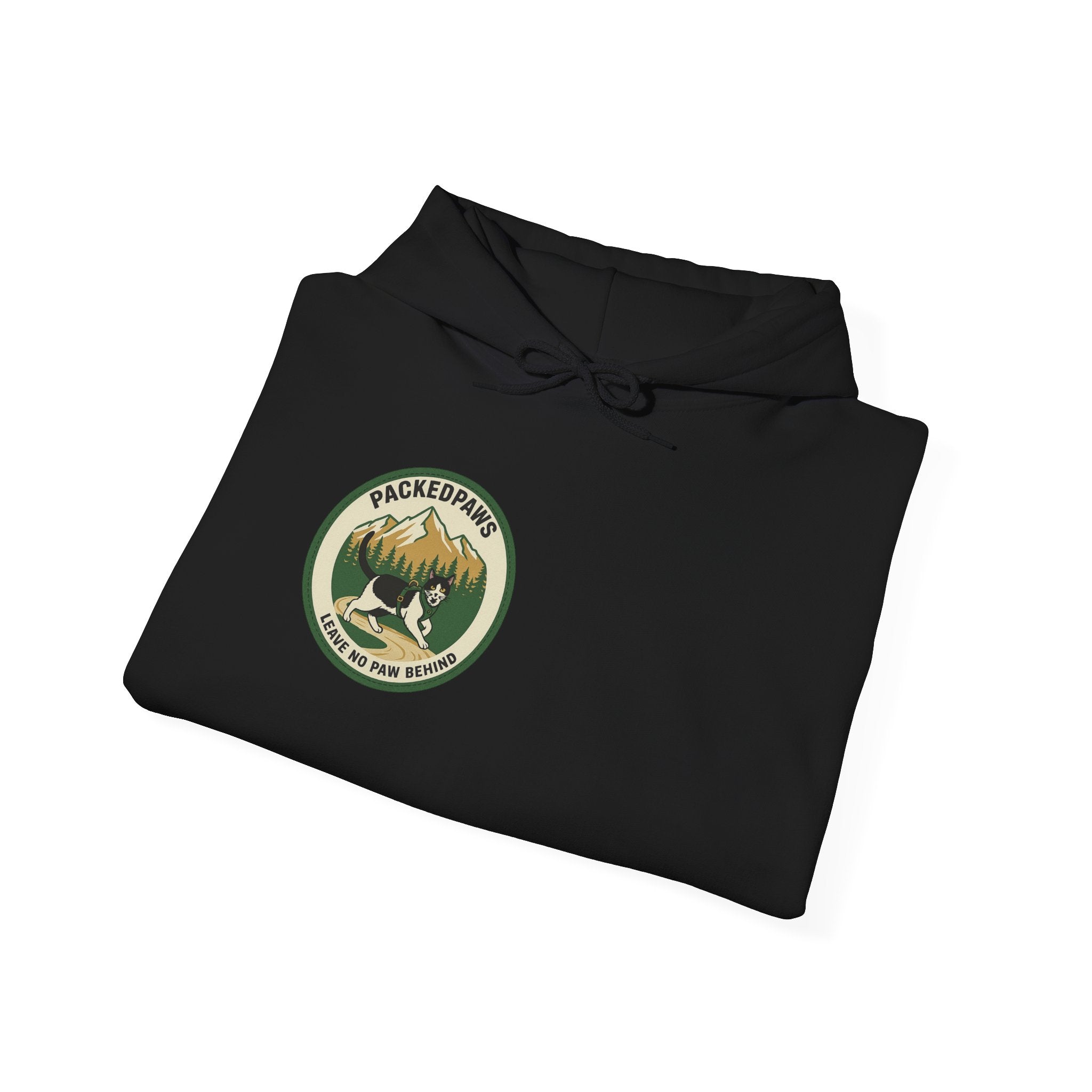 Adventure Cat Hoodie – PackedPaws Leave No Paw Behind Unisex Hoodie