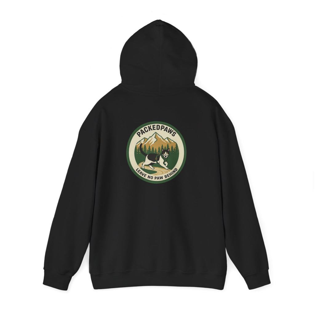 Adventure Cat Hoodie – PackedPaws Leave No Paw Behind Unisex Hoodie